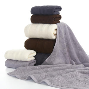 4 Pcs <strong>Set</strong> 100% Natural Cotton Hand <strong>Towel</strong> Bath <strong>Towel</strong> <strong>Bale</strong> Woven Technics New Brown Color - Product Image 2