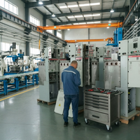 Vente en gros de matériel de commutation électrique industriel compact en métal pour intérieur, 3 phases, 12 kV, 10 kV, 630 A, isolé au gaz SF6, modulaire, IP67, RMU