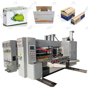 automatic corrugated carton box flexographic printer machine prices