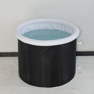 Bañera <span class=keywords><strong>de</strong></span> Hidromasaje Inflable Portátil para Exteriores para el Alivio <span class=keywords><strong>de</strong></span> la Inflamación con <span class=keywords><strong>Terapia</strong></span> <span class=keywords><strong>de</strong></span> Inmersión en <span class=keywords><strong>Agua</strong></span> Fría y 2 Puertos - Product Image 4
