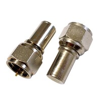 Connecteur mâle de type F, prise coaxiale RG59 CCTV