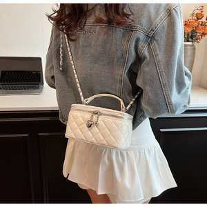 Borsa a <span class=keywords><strong>tracolla</strong></span> con reticolo diamantato da donna in pelle borse a <span class=keywords><strong>tracolla</strong></span> di lusso e borsa con telefono <span class=keywords><strong>cellulare</strong></span> borsa a mano - Product Image 4