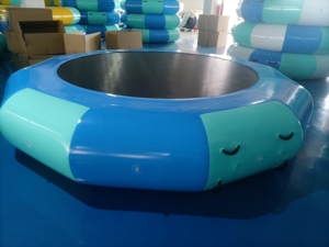 Plataforma de Trampolín Acuático Inflable EASYFUN, Interesante Colchoneta Flotante Inflable para Saltos Bungee, Parque de Aventuras Acuáticas - Product Image 5