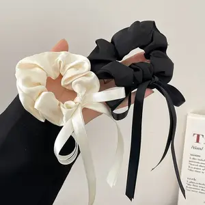 Mới Đầy Màu Sắc Satin Kẹp Tóc Hàn Quốc Ngọt Ngào Ribbon Kẹp Tóc Bóng Tóc Trang Trí Dệt Headrope