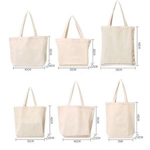 Customizable <b>large</b> capacity cotton canvas handbag, fashionable handmade reusable shopping <b>bag</b> - Product Image 6