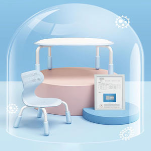 Set Moderno Ergonomico di Tavolo da Studio in Plastica e Sedia da Gaming per Bambini e Ragazzi, per Uso in Scuola, Hotel e Soggiorno - Product Image 3