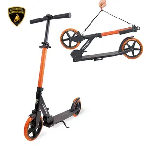 Gelicentieerde Lamborghini Kick Scooter Scooter Scooter Volwassen Scooter Met 200Mm Wielen, Opvouwbaar Handvat