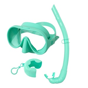 Nieuw Ontwerp Fabriek Prijs Snorkel Set Siliconen Snorkelmasker Nieuwe Gehard Glas Groot Frame Duikmasker Set - Product Image 4