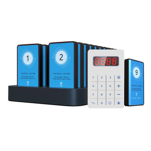 JT-9102 không dây rung thanh thức ăn nhanh quán cà phê nhà hàng khách hàng beeper 20 Coaster nhắn tin buzzer khách hàng đợi phân trang hệ thống - Product Image 1