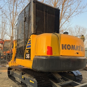 รถขุดขนาดเล็ก <span class=keywords><strong>Komatsu</strong></span> PC56 มือสอง ได้รับการรับรองมาตรฐาน CE สำหรับงานเทศบาลและจัดสวน แรงขุด 39kN - Product Image 5