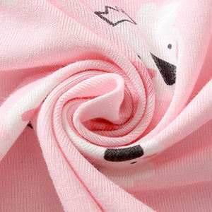 थोक ग्रीष्मकालीन बच्चे के कपड़े नवजात गुलाबी कस्टम लेबल बांस स्पैन्डेक्स सेट पाजामा बेबी मैग्नेट 1 टुकड़ा - Product Image 6