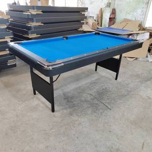 Precio de fábrica, mesa de billar plegable de 7 pies, mesa de juego de billar de 84 ", mesa de billar plegable, fácil de instalar, color azul de la TP-7636 - Product Image 4