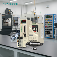 Moteur servo avec variateur de fréquence VFD 750W 0,75kW AC 220V 380V, kit de contrôleur PLC pour machine de fraisage CNC