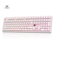 Clavier mécanique de jeu AULA F108 Pro V2 Esports, tri-mode USB 2.4Ghz sans fil, disposition 100%, touches RGB rétroéclairées, hot-swap, PC