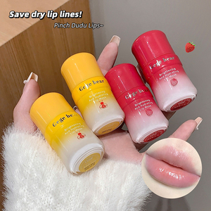 <span class=keywords><strong>Mascarilla</strong></span> Labial en Gel con Sabor a Fruta, Iluminadora e <span class=keywords><strong>Hidratante</strong></span>, Resistente al Agua, <span class=keywords><strong>para</strong></span> Otoño e Invierno, Transparente e Incolora, Cuidado Labial - Product Image 1