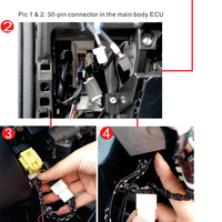 Système d'entrée sans clé 3300 PKE, démarrage du moteur par bouton-poussoir, système d'alarme de voiture