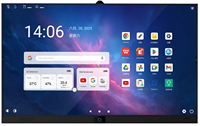 Pantalla LED Digital Interactiva Sin Táctil de 108 Pulgadas Mini COB P1.25 4K, Pantalla para Conferencias Todo en Uno, CMS, IP65, Soporte de Piso