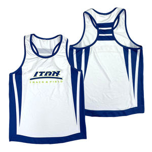 Wholesale Custom Training Jogger <b>Tank</b> Top Shorts Set Sublimation Quick Drying Running Jersey Set - Product Image 3