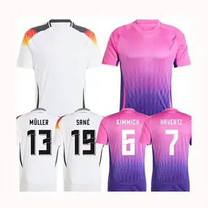 2425 EU Football Shirt National Team German Football Shirt Quality Best Home and Away Adult Children's Top Set