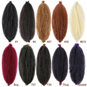 Trenzas Afro <span class=keywords><strong>Xin</strong></span> Si, Trenzas de Ganchillo Marely, Trenzas Afro Spring Kinky Twist - Product Image 2