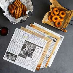 Hojas de Papel Encerado para Alimentos Personalizadas con Logotipo, Papel para Envolver Hamburguesas, Pizza y Sándwiches, Papel de Envolver Recubierto - Product Image 3