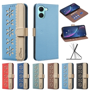 Funda de Piel Sintética con Tapa y Ranuras para Tarjetas para Tecno Spark Go <span class=keywords><strong>3</strong></span>, Funda Protectora con Soporte para Teléfono - Product Image 6
