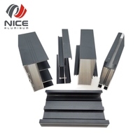 Profilés en aluminium 6063, série 6000, finition anodisée, traitement T5, profilés en aluminium de haute qualité