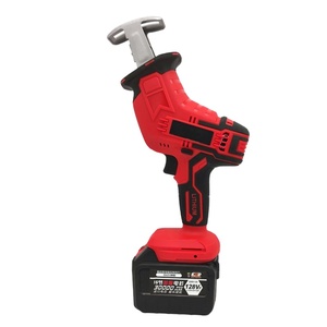 Scie alternative électrique puissante pour le bois, machine à scier à ruban filaire avec système de tension mécanique, moteur et engrenages inclus - Product Image 1