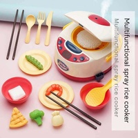 Nouvelle Simulation cuisinière à Induction appareil ménager ustensiles de cuisine rôle plastique souple jouer merveille cuisine électrique jouer ensemble jouets