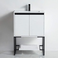 Meuble de salle de bain moderne, meuble de rangement au sol