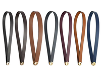 Sac en cuir véritable ultra-léger avec bandoulière vendue séparément et personnalisation de la sangle large