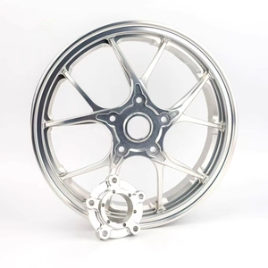 Nouvel ensemble de roues de moto avant et arrière en aluminium forgé de marque OEM pour la course, tailles et couleurs personnalisées, pièce de moto - Product Image 1