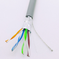 Venta directa de fábrica CAT6A F/UTP CCA LAN Cable Calidad Certificada Anti-Interferencia Cables de comunicación efectivos