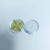 360 °   Niveau à bulle Bullseye rond en acrylique avec échelle pour trépied, appareil photo, camping-car, meubles, tourne-disque