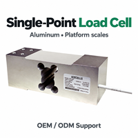 HCE Aluminium High Capacity Single Point Load Cell WL1263 Akurasi 0.2% Output 200.2 MV/V untuk Timbangan Platform (HBM PW24C Keli)