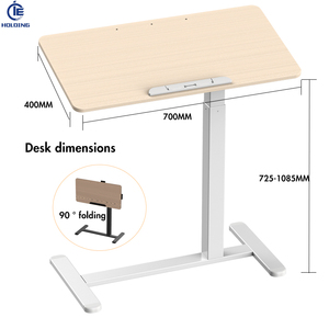 Chariot à roulettes pour bureau à domicile moderne <span class=keywords><strong>Table</strong></span> de chevet avec pneumatique Bureau mobile <span class=keywords><strong>réglable</strong></span> <span class=keywords><strong>en</strong></span> <span class=keywords><strong>hauteur</strong></span> pour ordinateur portable - Product Image 2