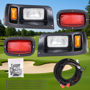 Kit Luci LED Alogene per Golf Cart Club Car DS con Fari Posteriori Xenon 12V Nuovo - Product Image 2