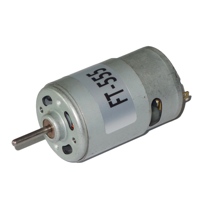 RC-550 12V High Speed 20000rpm 10A 120W Permanent Magnet Brush DC Motor Used for Power Tools and Electric Screw Driver