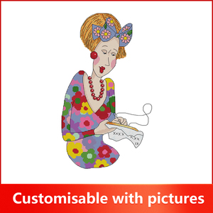 Kit Ricamo NKF con Motivi Femminili Stampati, <span class=keywords><strong>Punto</strong></span> <span class=keywords><strong>Croce</strong></span> Fai-da-Te, Artigianato Cinese, Arte Popolare, Facile da Realizzare, Decorazione per la Casa - Product Image 2