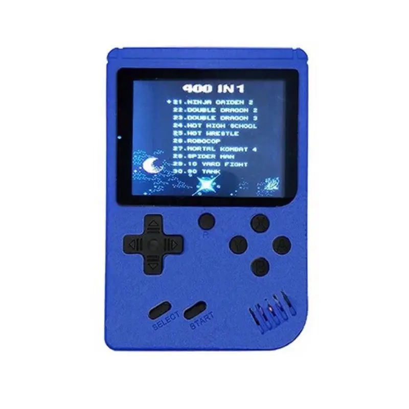 미니 포켓 휴대용 비디오 게임 플레이어 400 게임 휴대용 게임 콘솔 클래식 게임 플레이어 어린이 선물