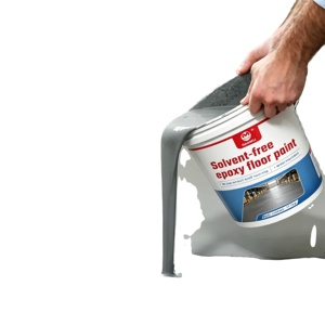 Kit de Revestimiento de Piso de Resina Epoxi de Dos Componentes, Pintura Autonivelante de Alto Brillo, Resistente al Desgaste y Libre de Solventes para Pisos Industriales - Product Image 1