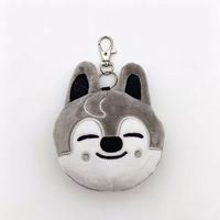 Porte-clés en peluche animaux de dessin animé mignons, vente en gros d'usine, pendentif de sac en peluche doux, mini poupée en peluche, cadeau de collection pour fans