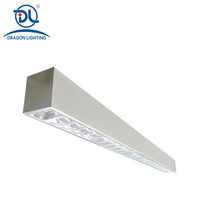 Luminaire suspendu moderne et simple, de forme rectangulaire, luminaire suspendu linéaire