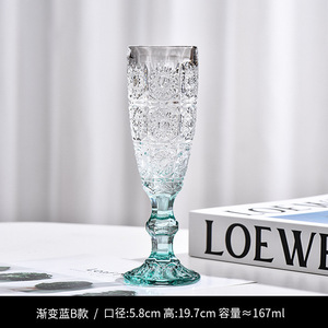 Coupe à vin en diamant Colonne romaine vintage Gobelet en relief Verres à <span class=keywords><strong>champagne</strong></span> à l'ancienne - Product Image 6