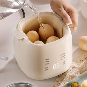 เครื่องทำไข่ต้มอัตโนมัติ Mcdou Kitchen Appliance ODM/OEM  8 ฟอง ฝาปิดสแตนเลส พร้อมฟังก์ชั่นหลากหลาย - Product Image 3