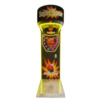 Machine de jeu d'arcade électronique de frappe au poing, à monnayeur, personnalisable, pour divertissement de rue, avec jeu de force de frappe ultime