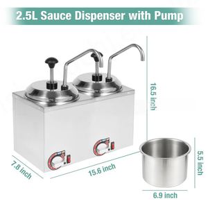 Máquina Calentadora y Dispensadora de Queso para Nachos, 110V/220V, Nueva, para Restaurantes, para Chocolate, Queso y Mermeladas, Equipo de Cocina - Product Image 4