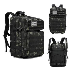 Sac à dos tactique OEM 45L en Oxford 900D à faible MOQ, sac d'assaut Molle pour randonnée et camping - Product Image 1
