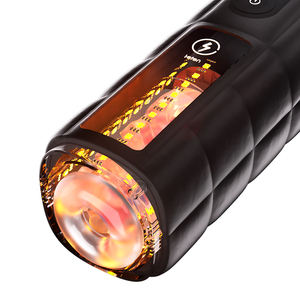 เครื่องช่วยสำเร็จความใคร่ชายแบบสอดใส่, กระตุ้นและสั่นสะเทือน, พร้อมสายรัดจับถนัดมือ, มอเตอร์ไร้แปรงถ่านและระบบทำความร้อนเร็ว, สโตรกเกอร์ - Product Image 4