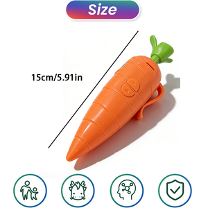 Stylo Carotte Mignon Enregistreur Vocal 60 Secondes <span class=keywords><strong>pour</strong></span> Enfants Stylo à Bille à Écriture Fluide Cadeaux Créatifs Amusants <span class=keywords><strong>pour</strong></span> Enfants Étudiants Enseignants - Product Image 2